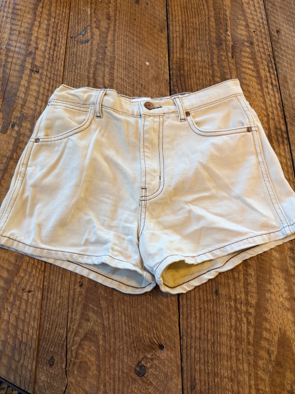 Reformation Cowboy High Rise Jean Shorts - Picture 2 of 5